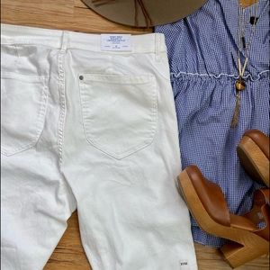 H&M white skinny jeans size 31
